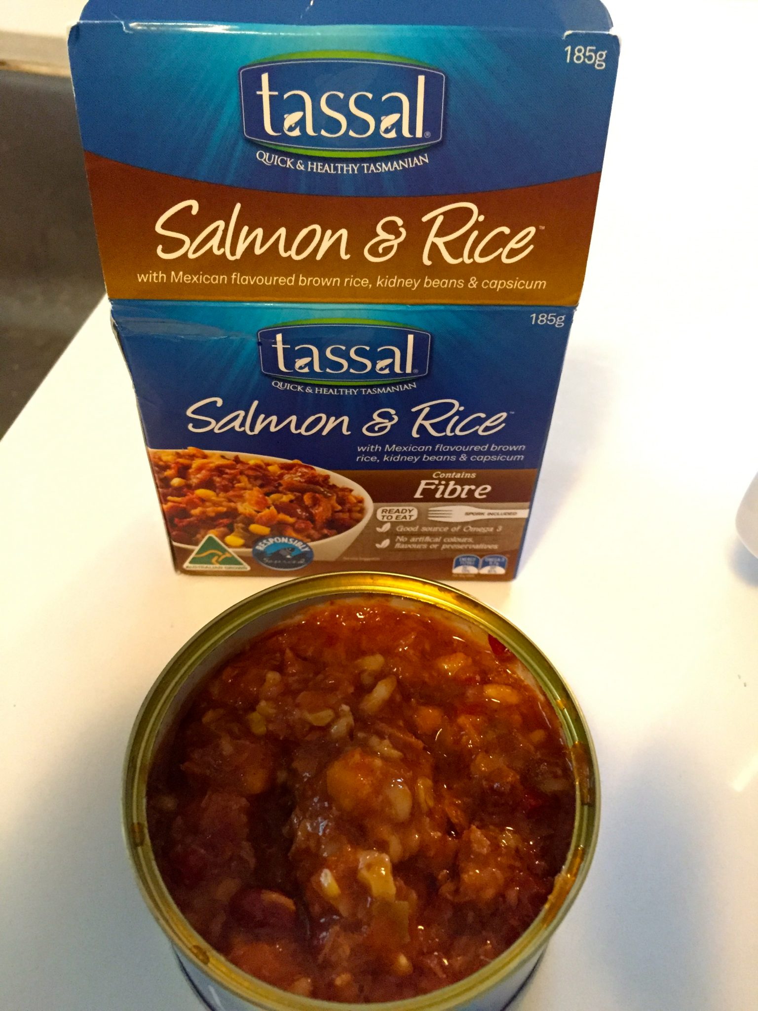 tassal salmon - salmon and rice