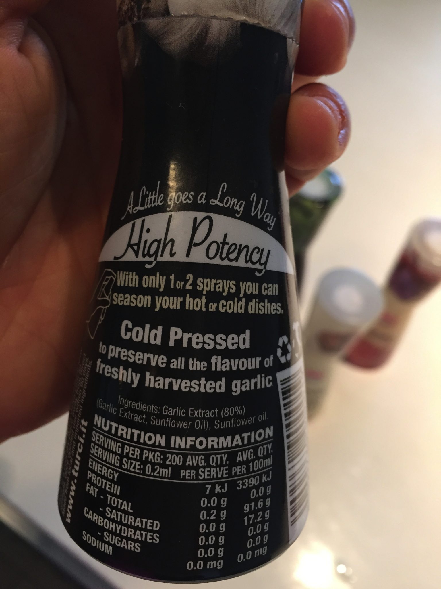 Turci cold pressed infusion spray