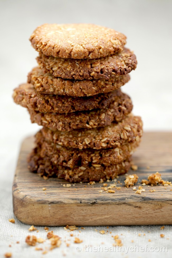 anzac-biscuits-the healthy chef