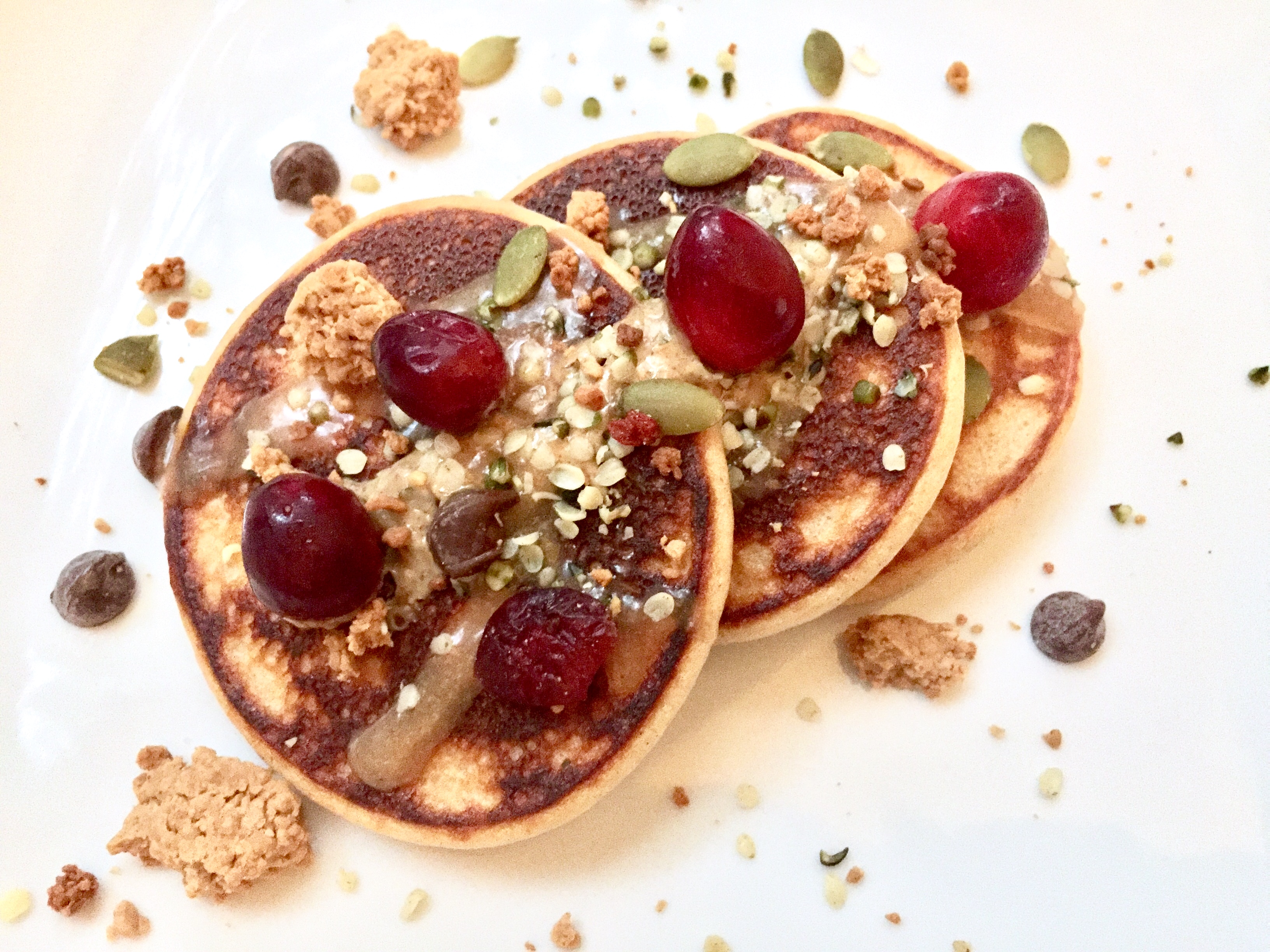 Travelling Dietitian gut healthy pancakes